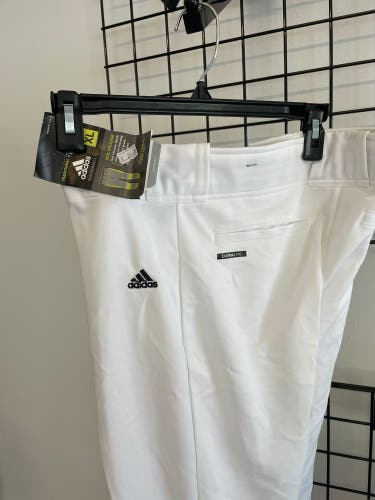 White New XL Adidas Game Pants