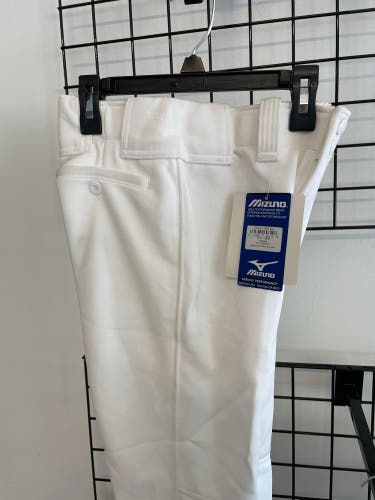 White New Large Mizuno Game Pants