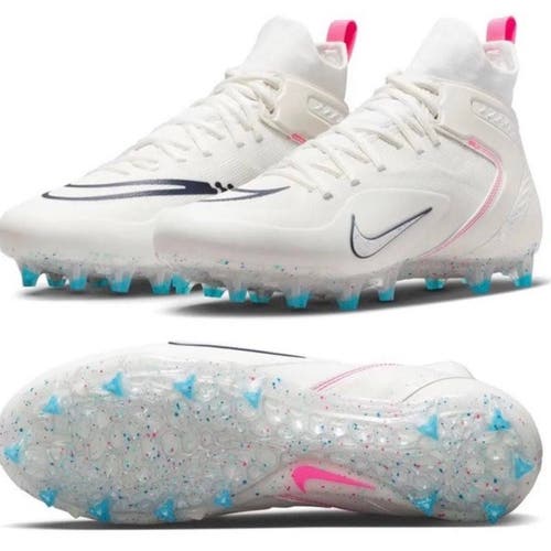 New Nike Alpha Huarache 8 Elite Lacrosse Cleats Size 10.5