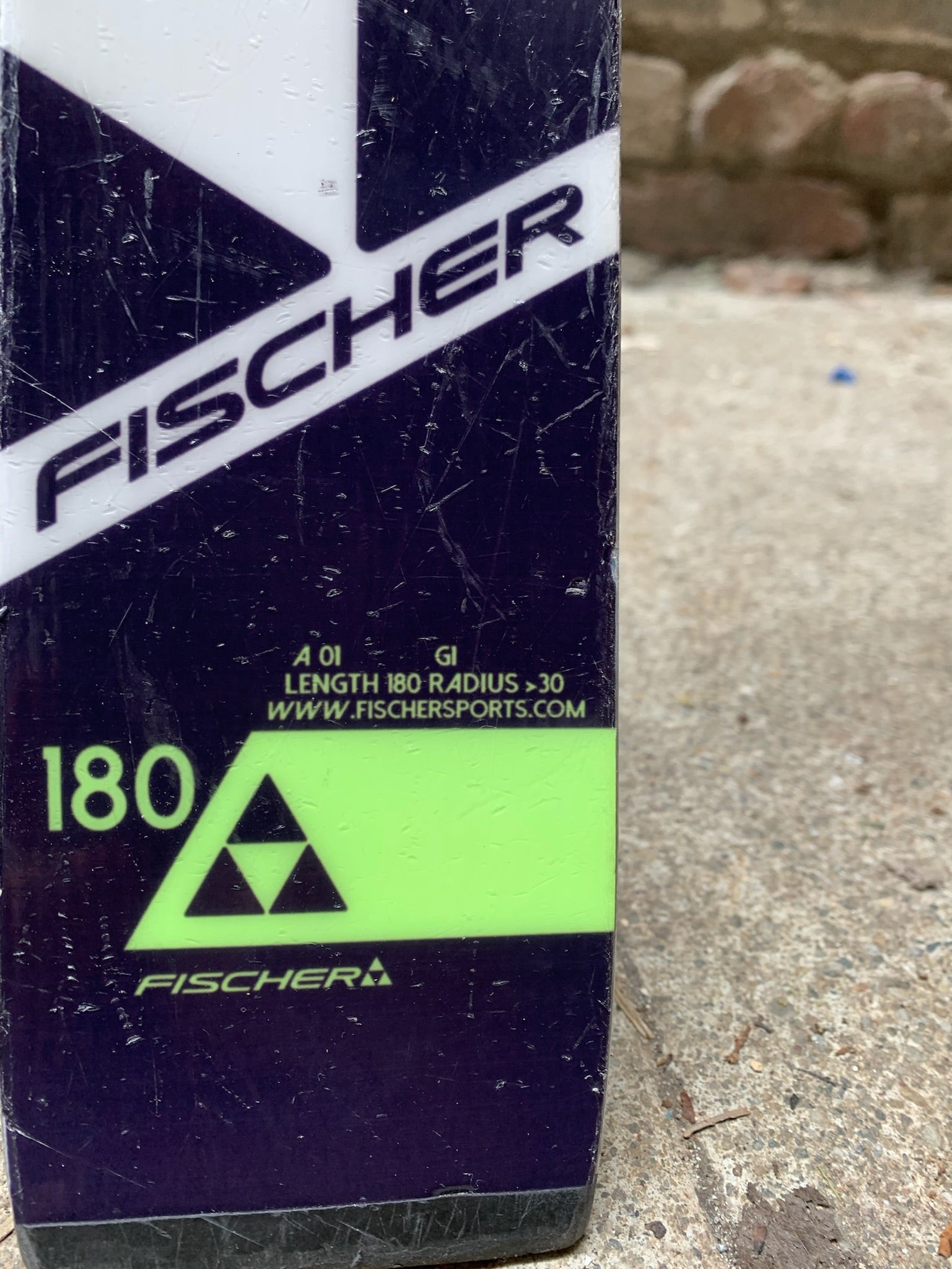 Fischer 180 cm Racing RC4 World Cup SG Skis Without Bindings