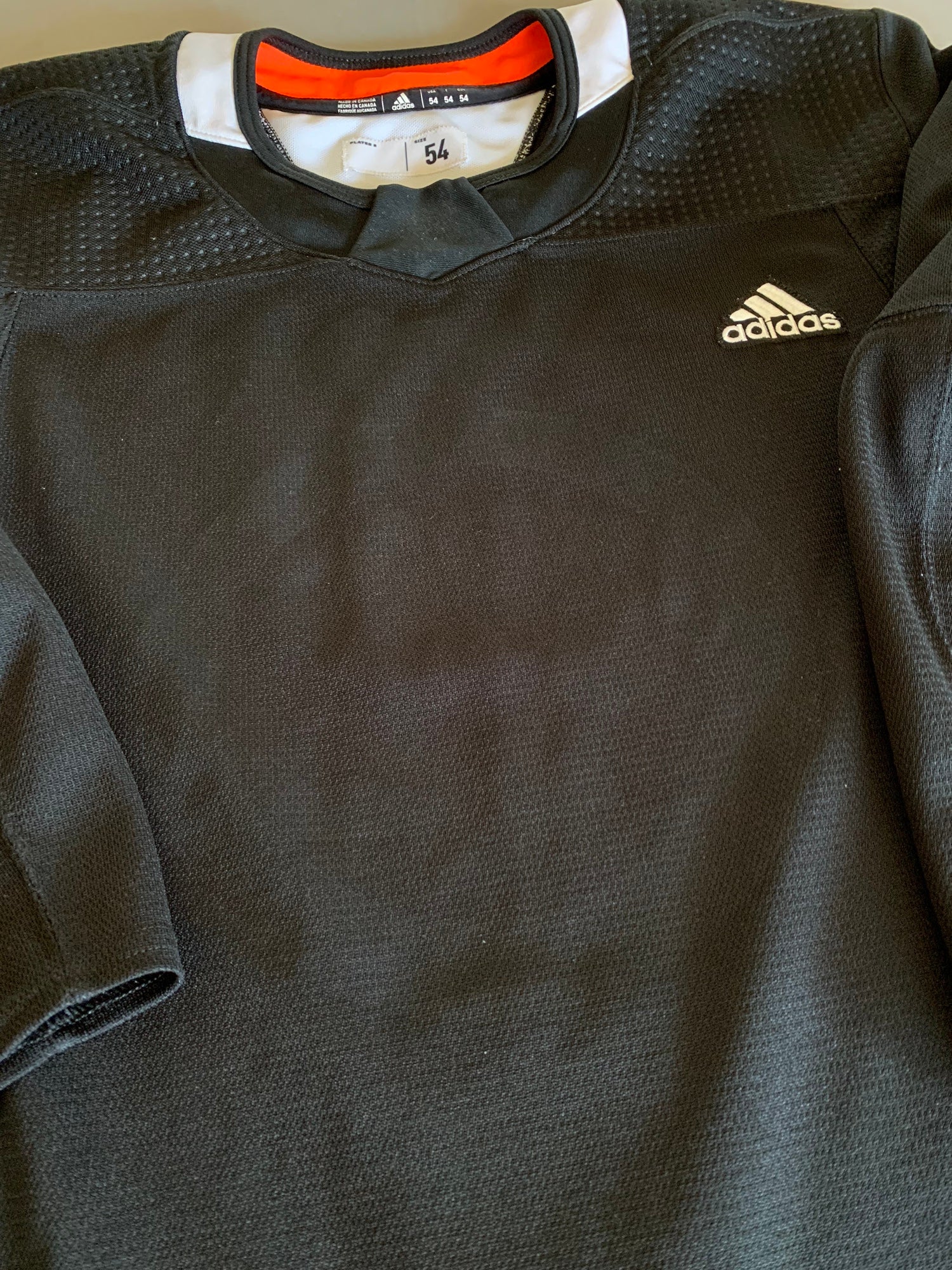 adidas practice hockey jersey blank