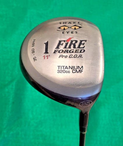 Snake Eyes Fire Forged Driver 11*  /  RH  /  Ladies Graphite ~47.25"  /  jd7976