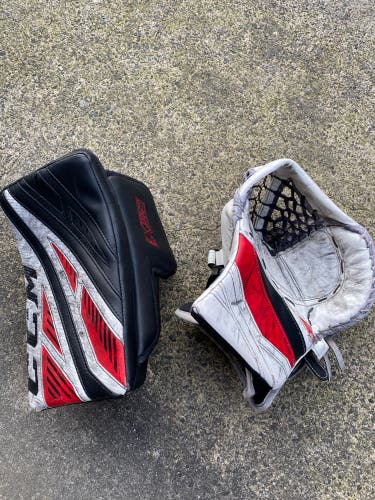 590 Pro stock EFlex 3 Glove, Retail Eflex 4 Blocker