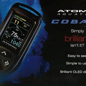 Atomic Cobalt 1 Scuba Dive Computer Instruction Owners Manual Printed Full Color