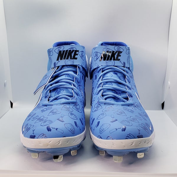 San Diego Nike Alpha Huarache Elite 3 Mid Cleats 9.5