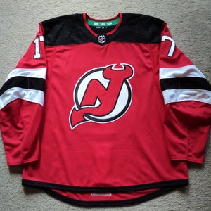 New Jersey Devils Game Issued Adidas MIC Jersey