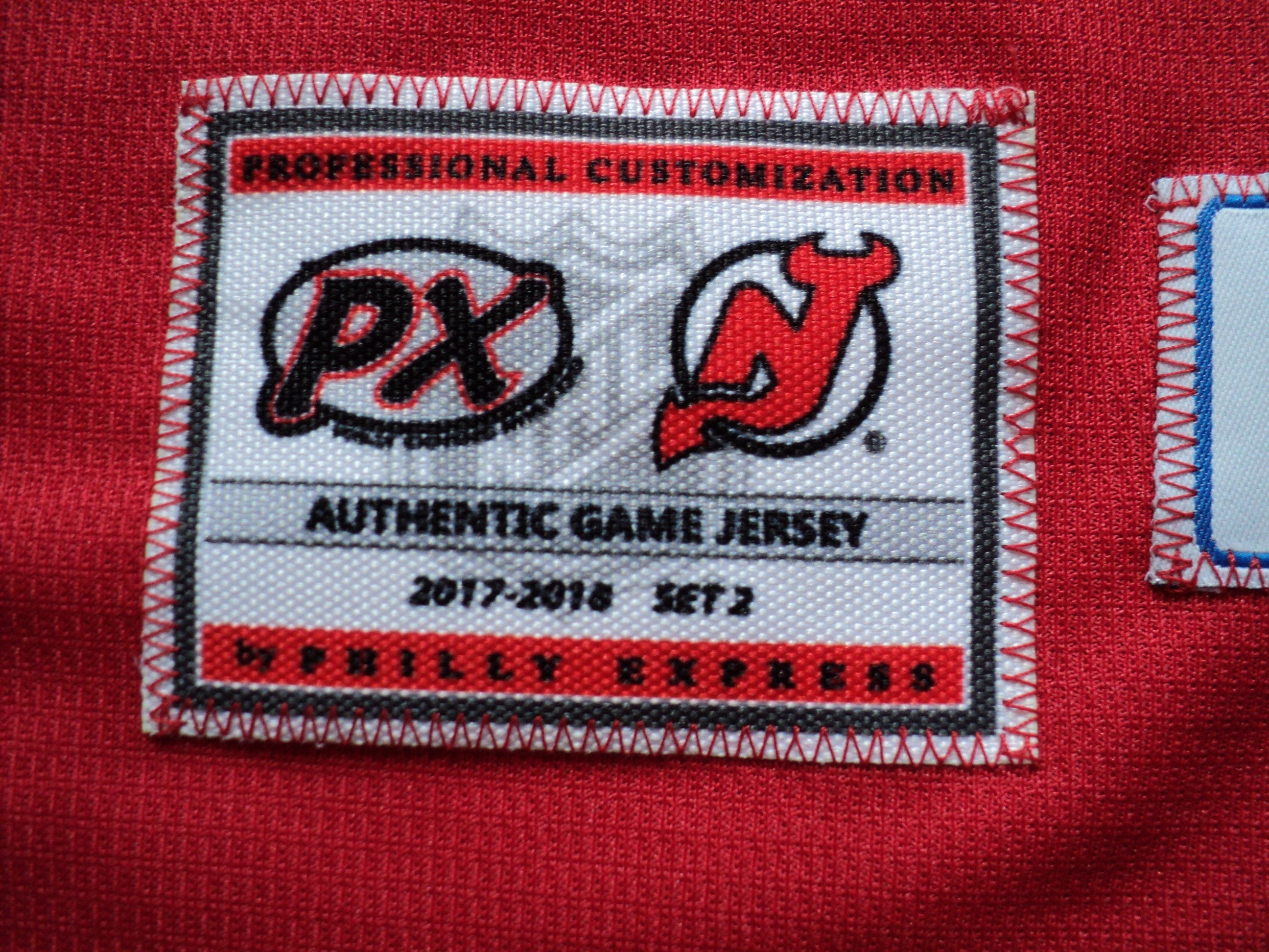 New Jersey Devils official patch jersey