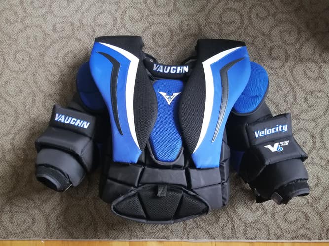 Used Vaughn Velocity V6 1000 Pro Intermediate XXL Goalie Chest Protector
