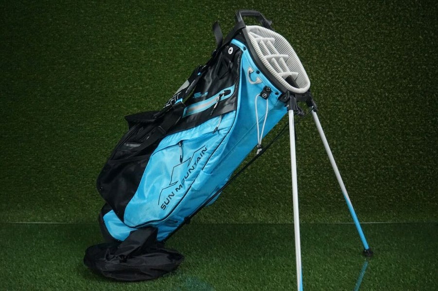SUN MOUNTAIN 4.5LS 14-WAY DIVIDER GOLF STAND BAG, BLUE / BLACK