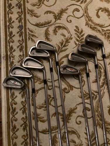 Full iron set, Titleist And Ping