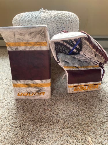 Bauer Ultrasonic Glove and Blocker Set