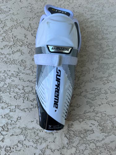 Used Left Bauer Supreme S170 Hockey Shin Pad 9" OA8