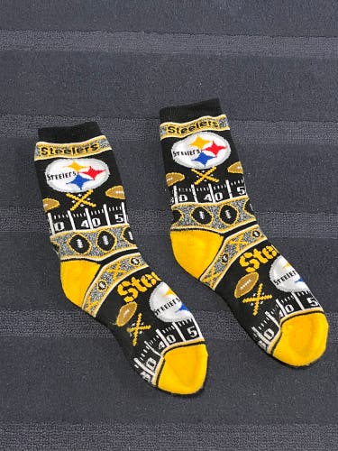 Pittsburgh Steelers Sweat Socks (Large)