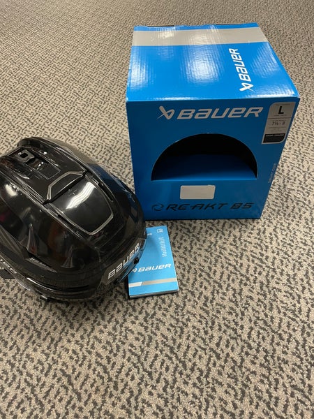 Bauer Black Re-Akt 85 large helmet
