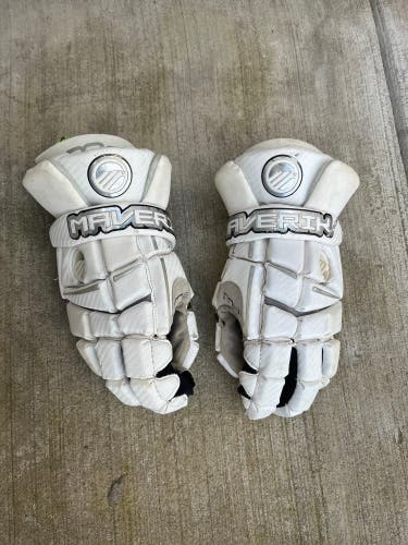 Used Player's Maverik 12" M3 Lacrosse Gloves