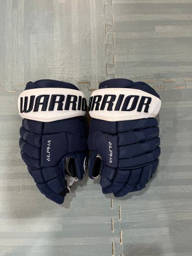 Navy Warrior Alpha DX Pro Stock Gloves 14”