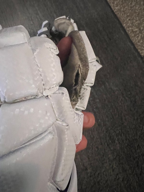 Used Player's Nike Large Vapor Lacrosse Gloves