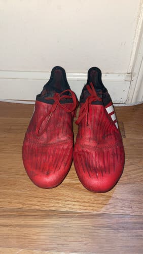 Red Men's Molded Cleats Adidas X 17.1 Cleats