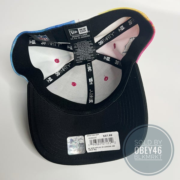 New Era Pink/Black Los Angeles Chargers 2022 NFL Crucial Catch 39THIRTY Flex Hat