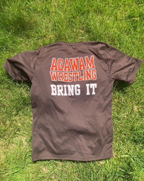 Agawam Wrestling Performance t shirt Medium