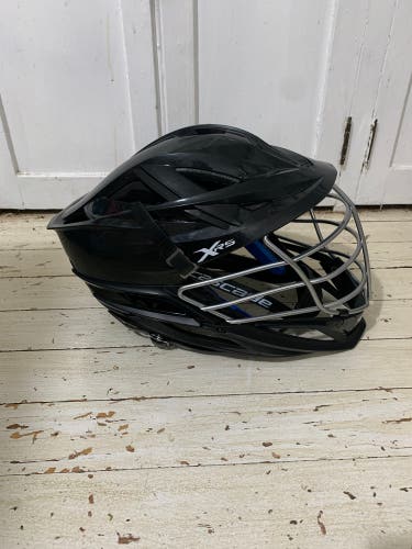 Cascade XRS Lacrosse Helmet - Black with Chrome Facemask (retail: $350)