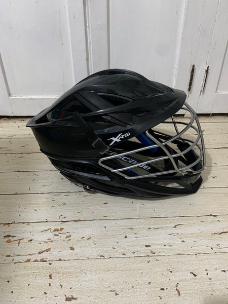 Cascade XRS Lacrosse Helmet - Black with Chrome Facemask (retail: $350)