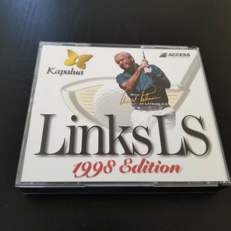 Links LS 1999 PC CD-ROM 4disc Set Access Software Golf game Windows 95 98 NT