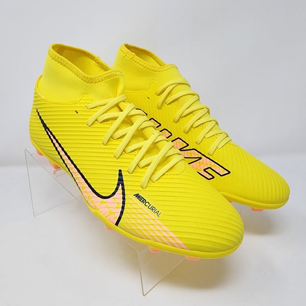 Rimpelingen Klant tweeling Nike Soccer Cleats Mens 12 Mercurial Superfly 9 Club Yellow FG MG Lucent  Pack | SidelineSwap