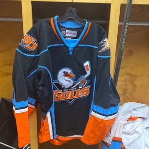 New Blank San Diego Gulls Black New Men's CCM Game Jersey