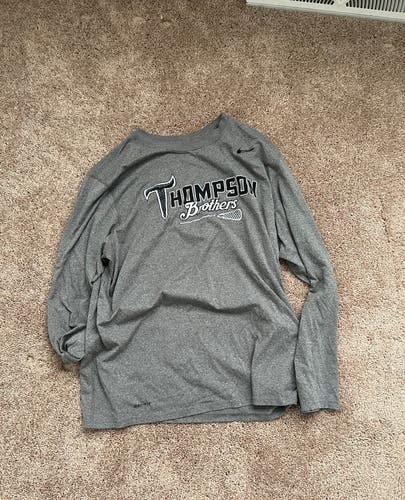 Thompson Brothers Gray Men's Nike Dri-Fit Shirt