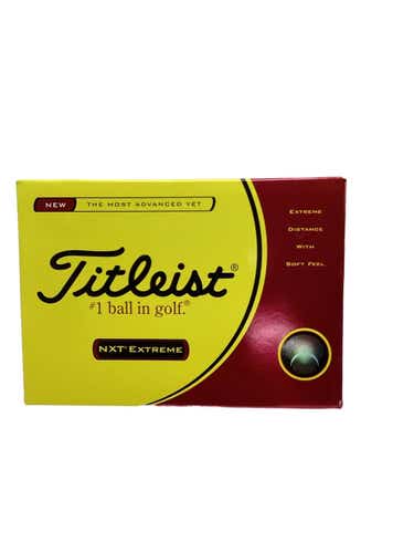 Titleist Nxt Extreme Golf Balls Plymouth Gin Logo - New