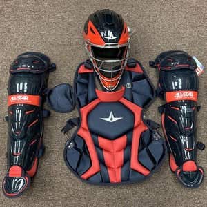 All Star System 7 Axis Youth Catchers Sets - Royal/Red - Navy/Red - Royal/Grey for Wanger_37