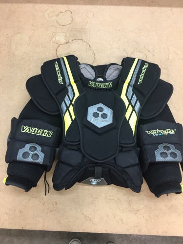 Used Small Vaughn Velocity VE8 Pro Goalie Chest Protector
