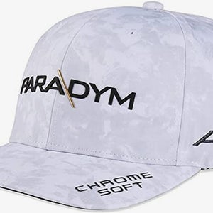 NEW 2023 Callaway Paradym Hard Good Launch White Adjustable Golf Hat/Cap