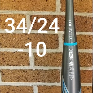 Used 2019 Louisville Slugger Composite Xeno Bat (-10) 24 oz 34"