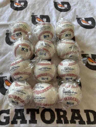 ( 1 Dozen ) Rawlings ( Official Minor League Baseballs )