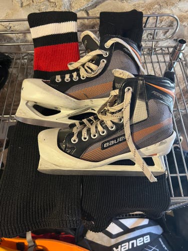 Used Bauer Performance Senior 6 Ice Skates Goalie