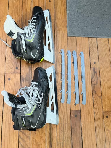 Used Bauer Size 10.5 Elite Hockey Goalie Skates Fit 1