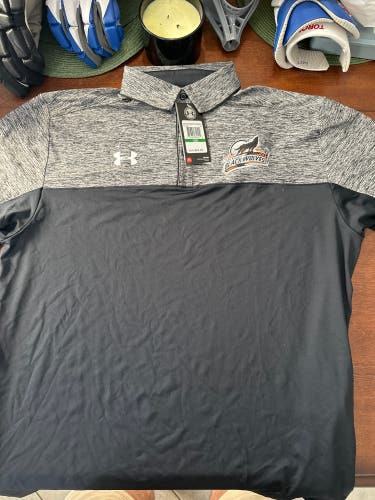 NLL Team Issued Black New Men's Under Armour Polo