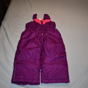 Zero Xposure Winter Sports Ski Pants/Bib, Purple/Pink, 2T