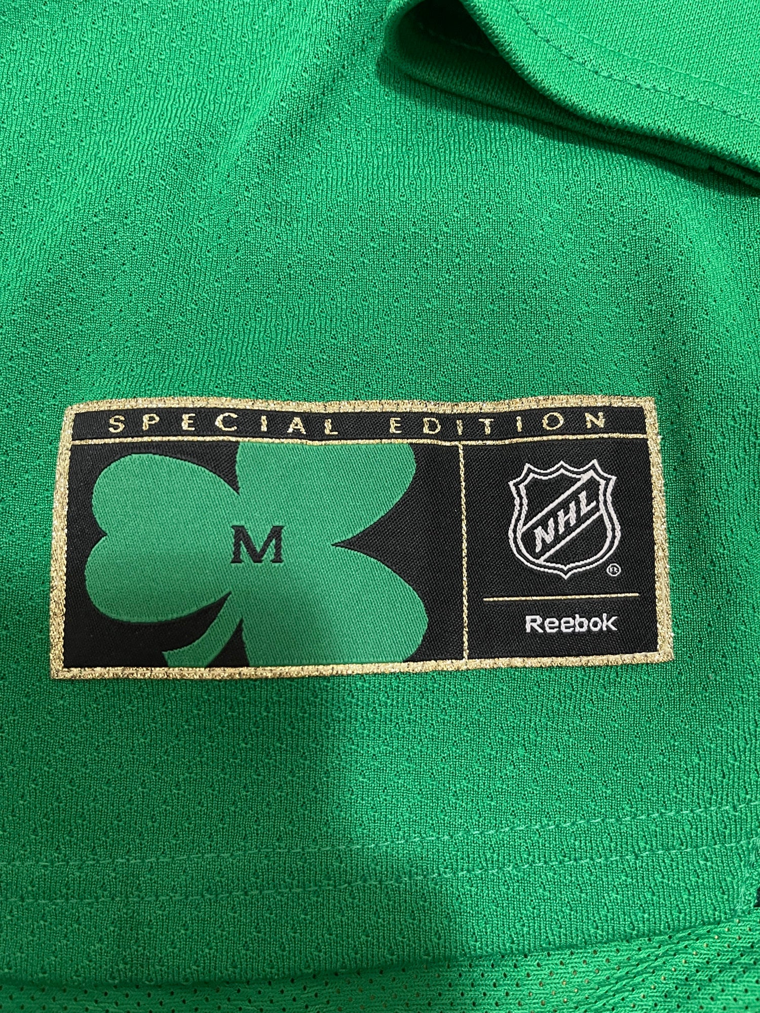 NHL Reebok Boston Bruins Green St Patricks Day Jersey Mens XXL Official