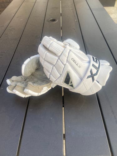Used Player's STX 13" Cell IV Lacrosse Gloves