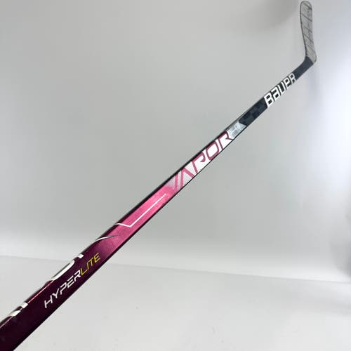 Repaired Left Handed Bauer Maroon Hyperlite | 82 Flex | P14 Curve | Grip | #A918