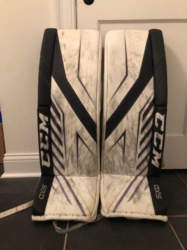 CCM Axis Pro Stock Goalie Leg Pads 35+1.5