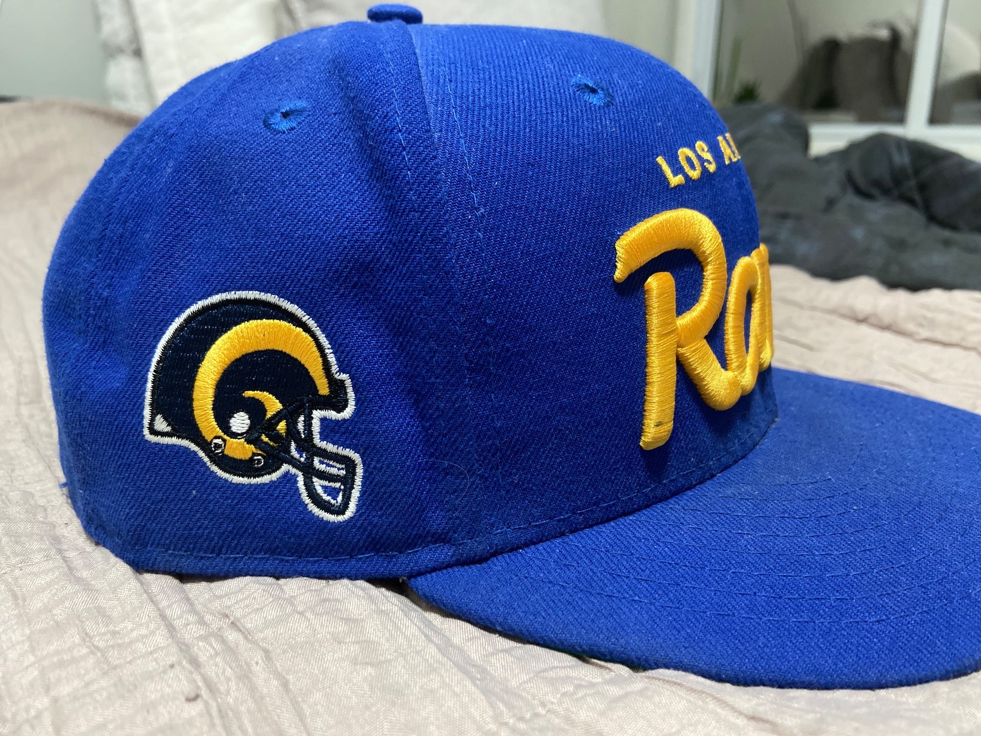 LA Rams Super Bowl Champions New Era snap back Flat Bill Parade Cap — Hats  N Stuff