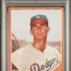 1962 Topps Baseball #5 Sandy Koufax Los Angeles Dodgers Fair PSA 1.5