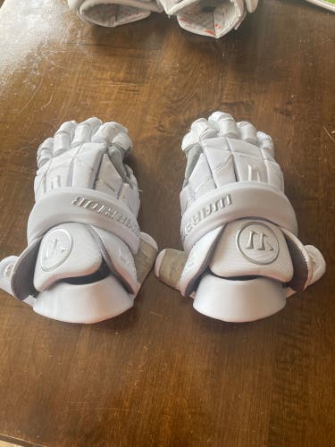 Used Player's Warrior Large EVO QX Lacrosse Gloves