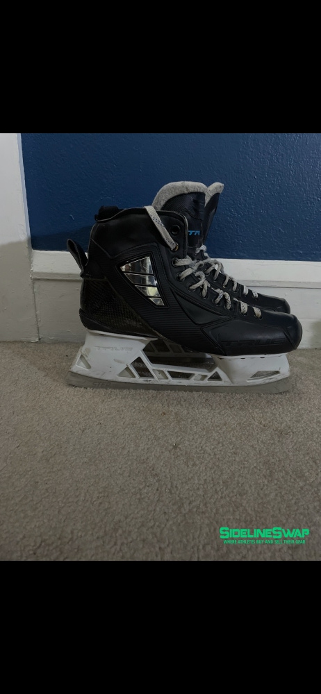 Used True Regular Width  Size 10 2 Piece Hockey Goalie Skates