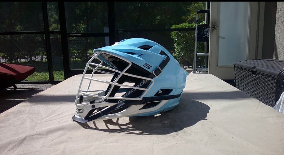Sky Blue Cascade S Lacrosse Helmet