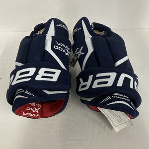 New Bauer Vapor X700 Hg 10in Navy 10" Hockey Gloves
